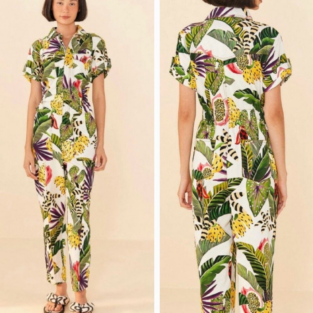Tropical Print FARM RIO
Striped Forest Jumpsuit